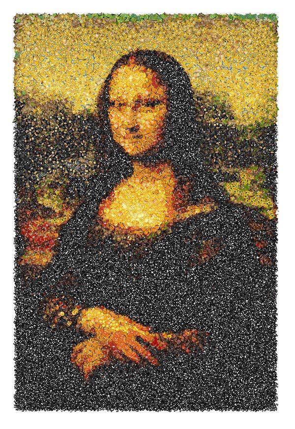La Mona Lisa con emojis 